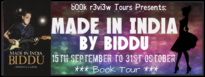 Made in India by Biddu book tour banner