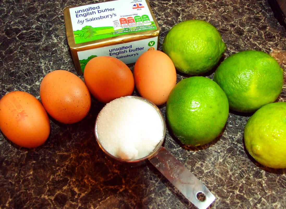 Ingredients for lemon curd image